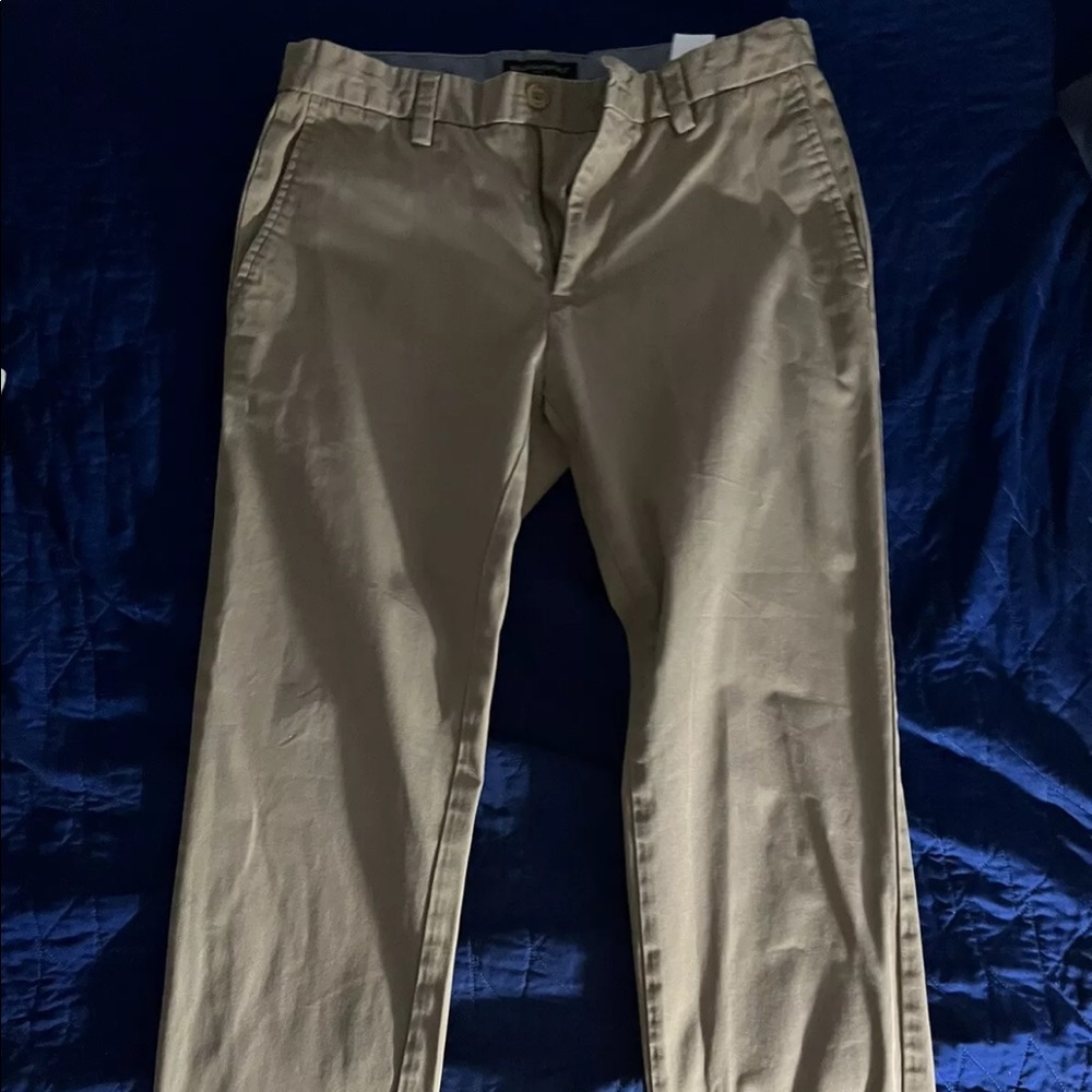 Banana Republic Khaki Pants mens 30X32 Aiden Chino slim fit stretch